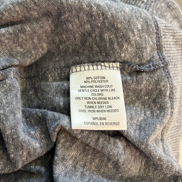 Style & CO COTTON BLEND BLUE TOP - Picture 7 of 8